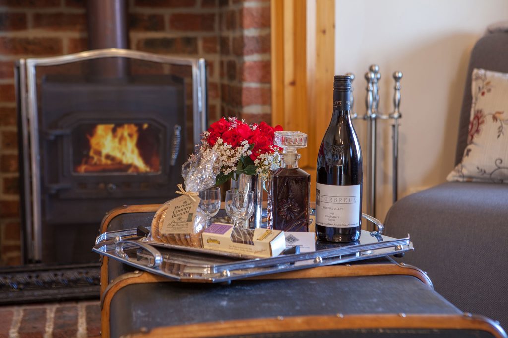 Enjoy a winter by the fire with superb local produce Winter warmer package